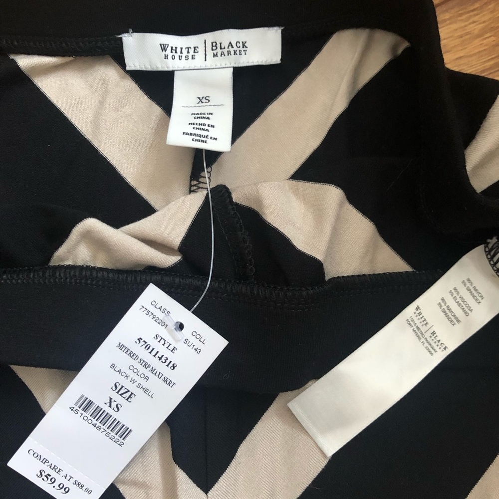 White House Black Market maxi skirt size xs NWT - Picture 3 of 4